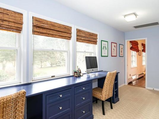 Home Office, Interior, Wood Texture Flooring