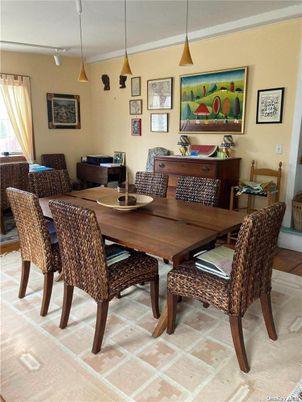 Dining room, Interior, Pendant Lights
