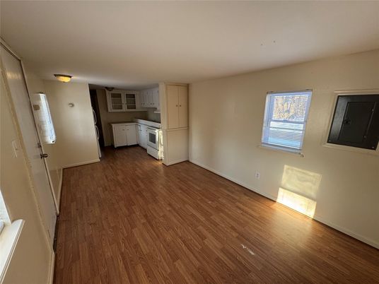 Empty room, Interior, Kitchen, Wood Texture Flooring