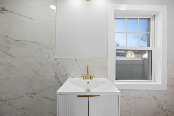 Bathroom, Interior, Marble Walls