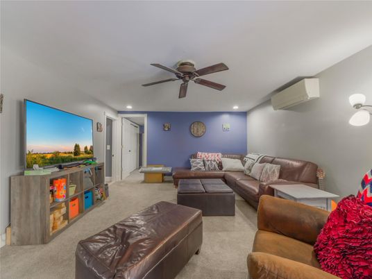 Interior, Living room, Recessed Lighting