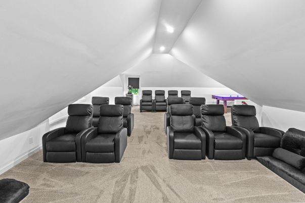 Home Theatre Room, Interior, Recessed Lighting, Theatre Room