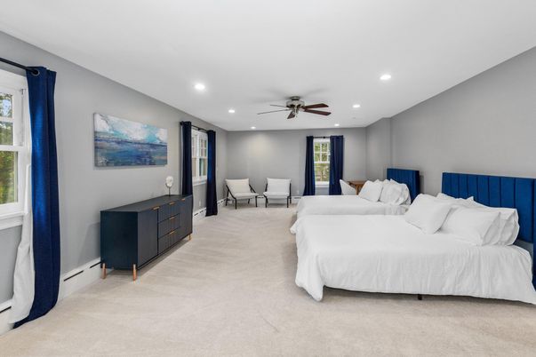 Bedroom, Interior, Recessed Lighting