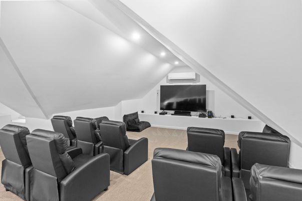 Home Theatre Room, Interior, Projection Screen, Recessed Lighting, Theatre Room