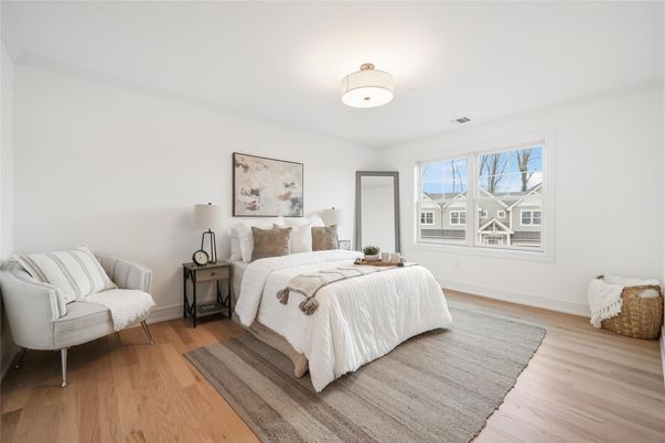 Bedroom, Interior, Wood Texture Flooring