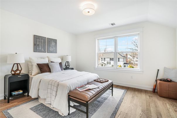 Bedroom, Interior, Wood Texture Flooring