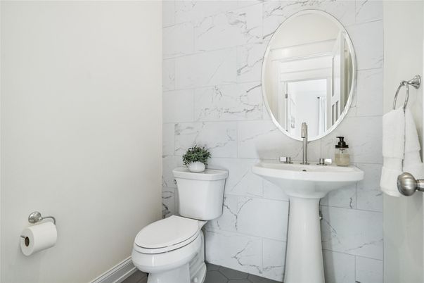 Bathroom, Interior, Marble Walls