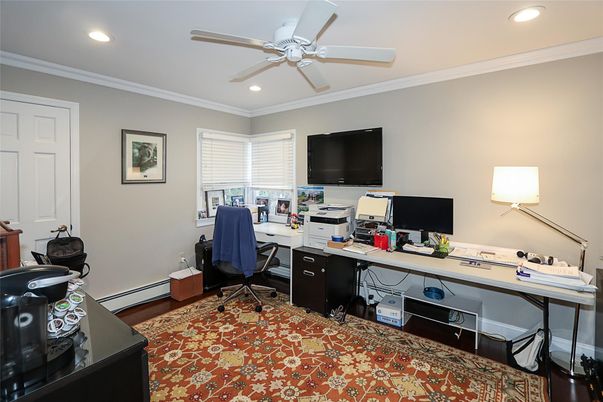 Home Office, Interior, Recessed Lighting