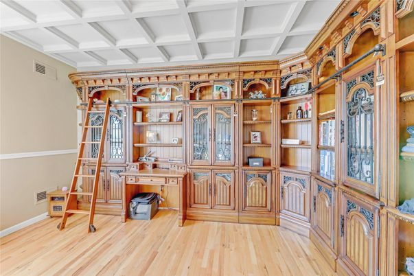 Home Office, Interior, Wood Texture Flooring
