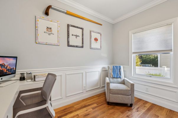 Home Office, Interior, Wood Texture Flooring