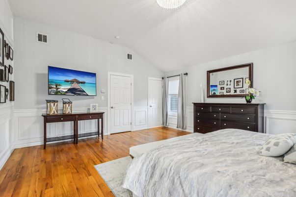 Bedroom, Interior, Wood Texture Flooring