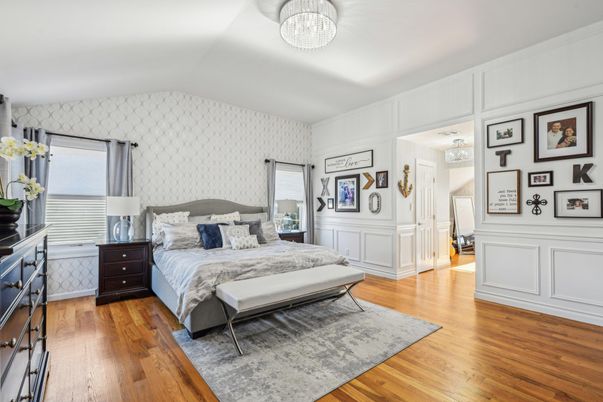 Bedroom, Interior, Wood Texture Flooring