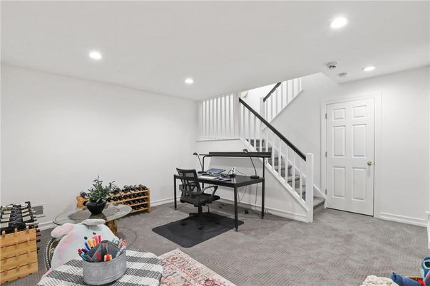 Home Office, Interior, Recessed Lighting