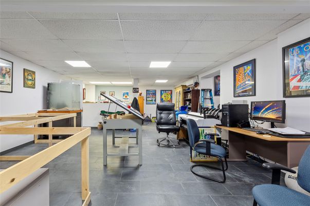 Home Office, Interior, Recessed Lighting