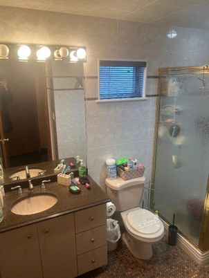 Bathroom, Dual Sink Vanities, Glass Shower, Interior