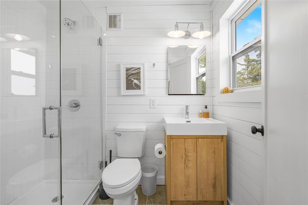 Bathroom, Glass Shower, Interior