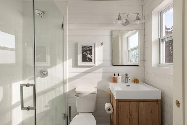 Bathroom, Glass Shower, Interior