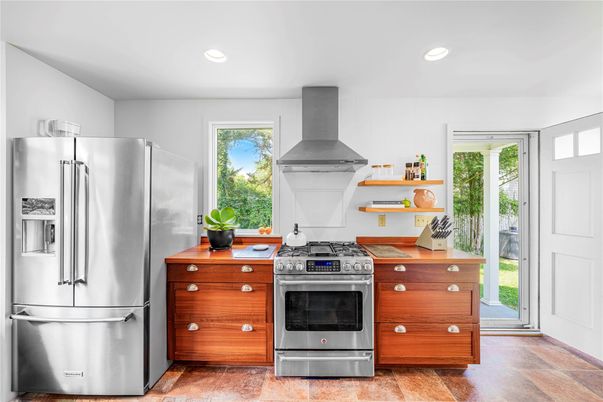 Interior, Kitchen, Recessed Lighting, Stainless Steel Appliances