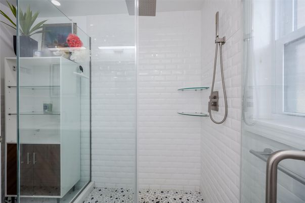 Bathroom, Glass Shower, Interior