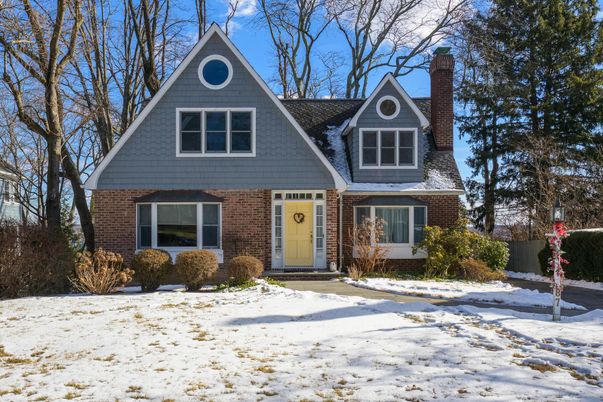 Exterior, Facade, Brick Facade, Tudor Revival