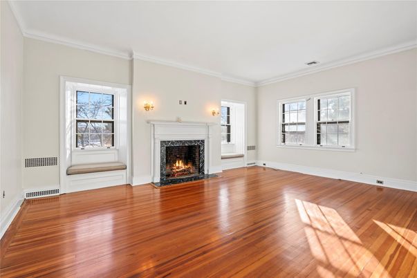 Empty room, Fireplace, Interior, Wood Texture Flooring