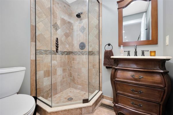 Bathroom, Glass Shower, Interior