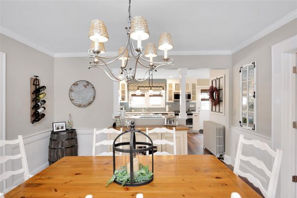 Chandelier, Dining room, Interior, Kitchen, Wood Texture Flooring