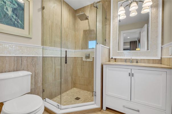 Bathroom, Glass Shower, Interior