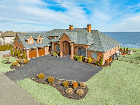 Attached, Exterior, Facade, Brick Facade, Water, French Provincial