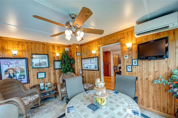 Dining room, Interior, Wooden Walls
