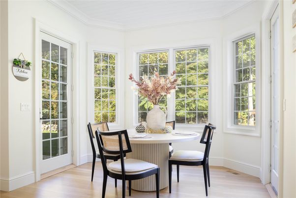 Dining room, Interior, Wood Texture Flooring