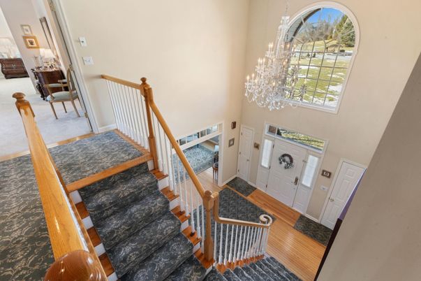 Chandelier, Interior, Wood Texture Flooring