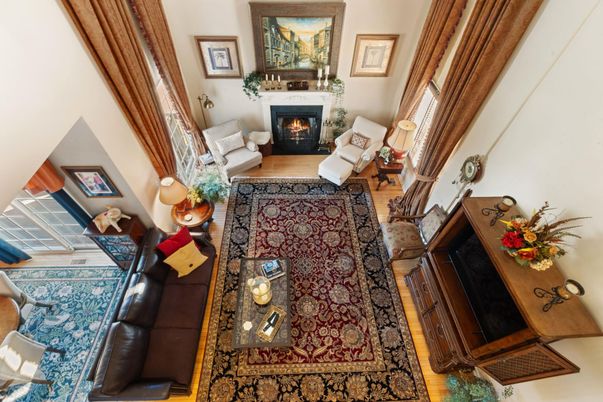 Fireplace, Interior, Living room, Wood Texture Flooring
