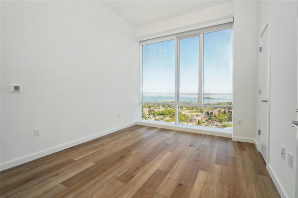 Empty room, Interior, Water, Wood Texture Flooring