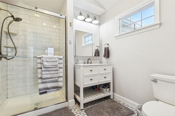 Bathroom, Glass Shower, Interior