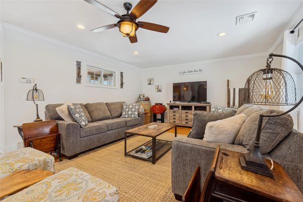 Interior, Living room, Recessed Lighting