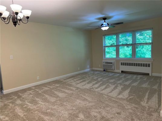 Chandelier, Empty room, Interior