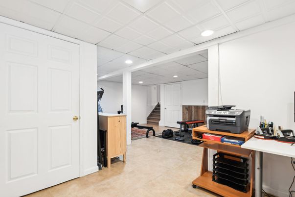 Home Office, Interior, Recessed Lighting