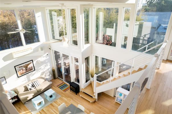 Interior, Living room, Sun Room, Wood Texture Flooring
