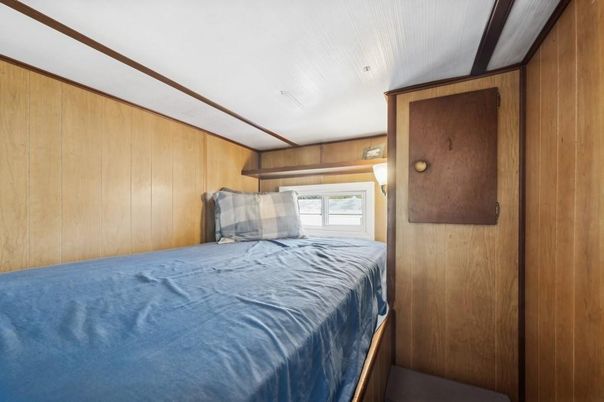 Bedroom, Interior, Wooden Walls