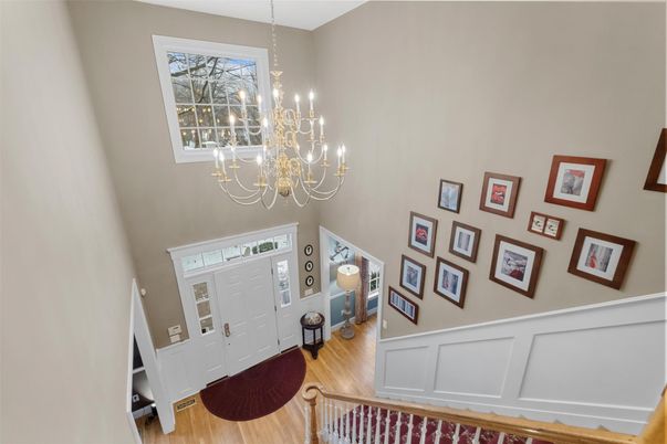 Chandelier, Interior, Wood Texture Flooring