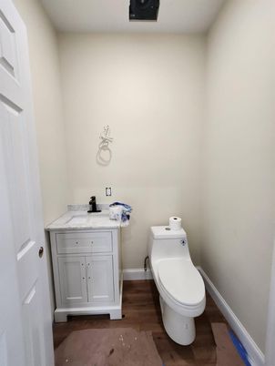 Bathroom, Interior, Wood Texture Flooring