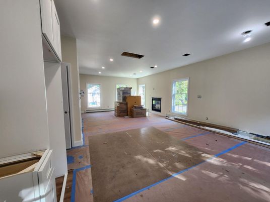 Empty room, Interior, Recessed Lighting