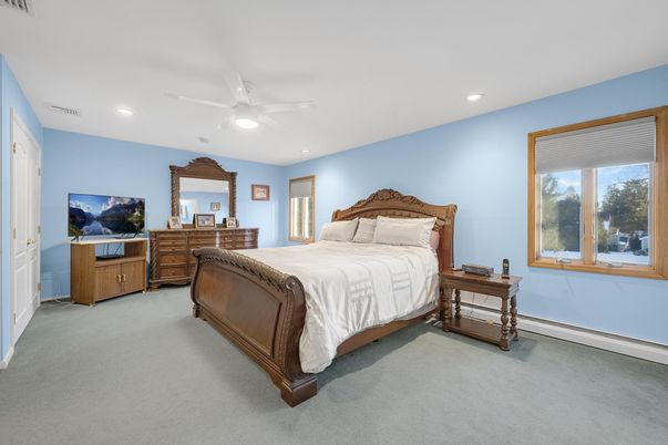 Bedroom, Interior, Recessed Lighting