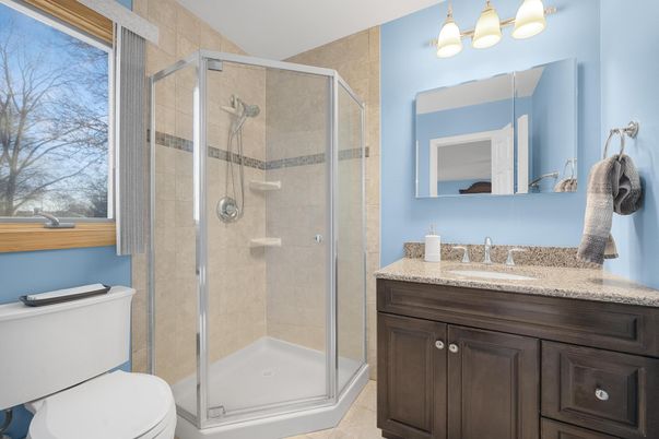 Bathroom, Glass Shower, Interior