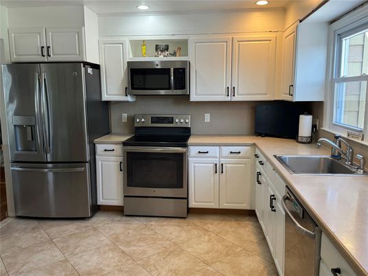 Interior, Kitchen, Recessed Lighting, Stainless Steel Appliances