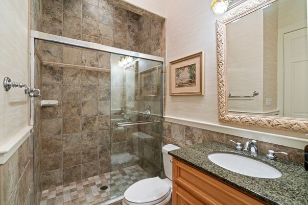 Bathroom, Glass Shower, Interior