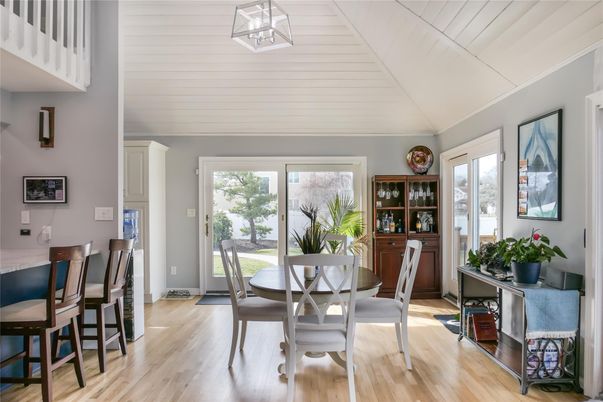 Dining room, Interior, Wood Texture Flooring