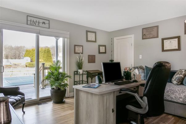 Home Office, Interior, Wood Texture Flooring