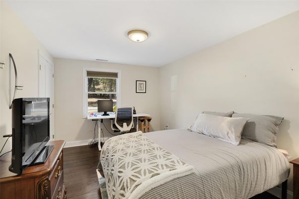 Bedroom, Home Office, Interior, Wood Texture Flooring